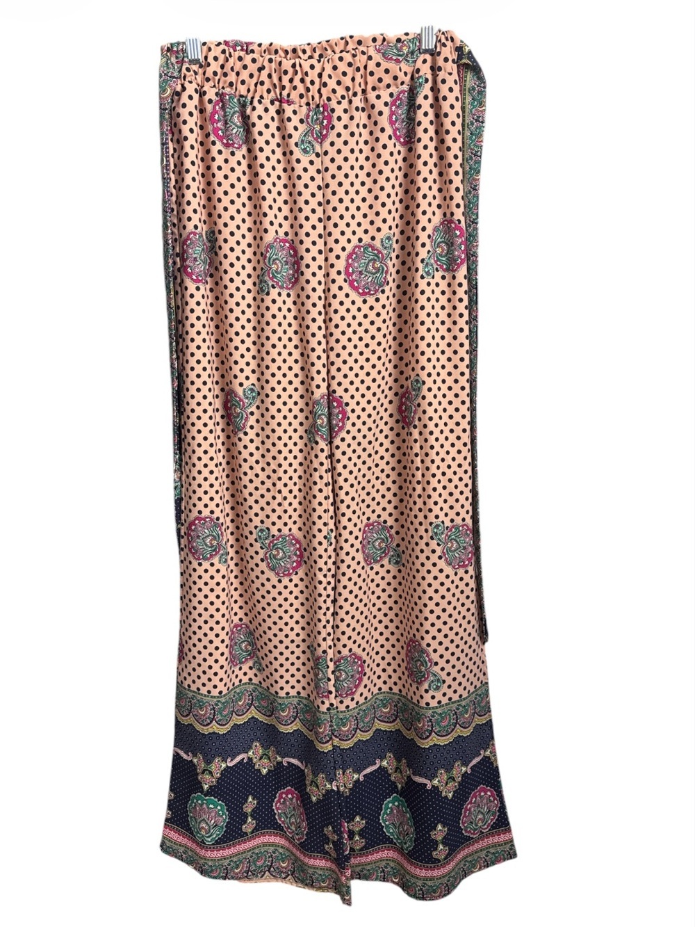 AUDITIONS Wide Leg Paisley Boho Palazzo Pants Large